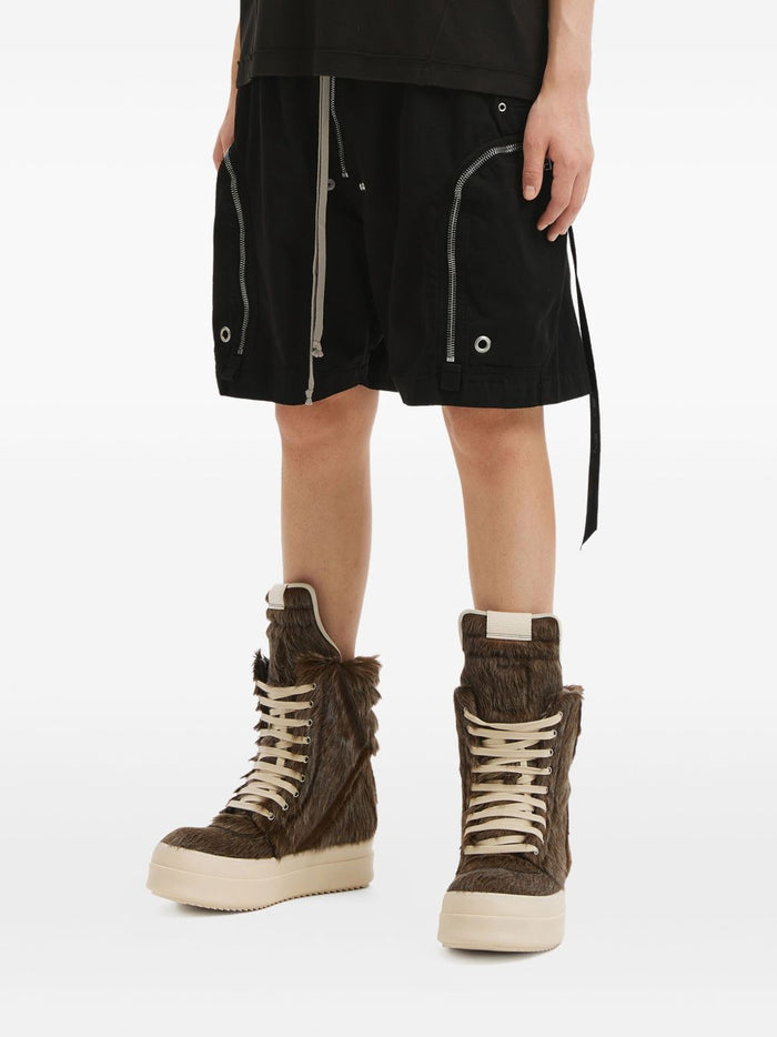 Rick Owens Drkshdw Short Nero Uomo Cargo 1