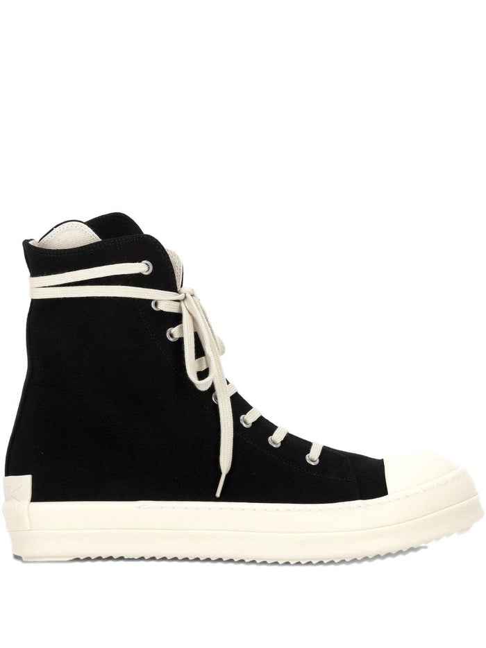 Rick Owens Drkshdw Scarpe Nero Uomo Alte con Stella 1