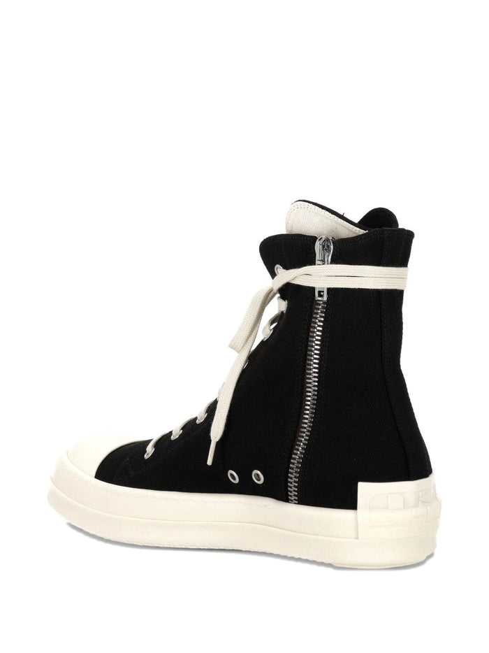 Rick Owens Drkshdw Scarpe Nero Uomo Alte con Stella 2