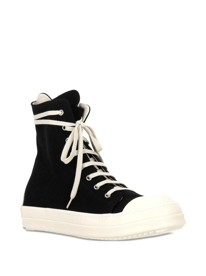 Rick Owens Drkshdw Scarpe Nero Uomo Alte con Stella 4