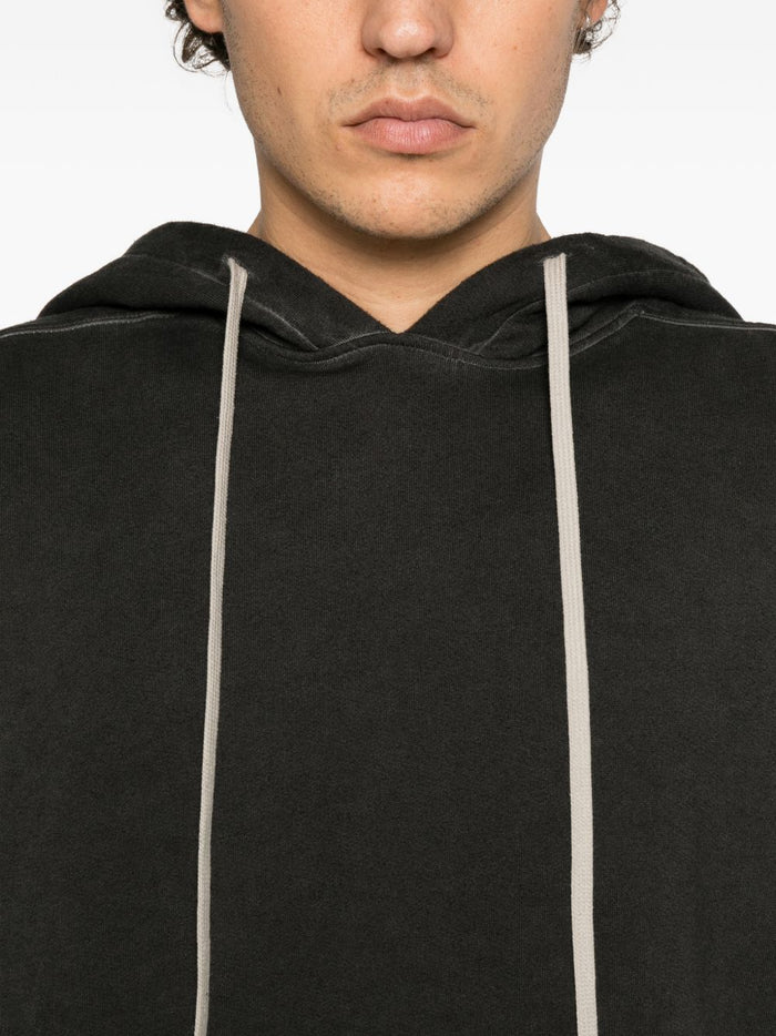 Rick Owens Drkshdw Felpa Nero Uomo 1