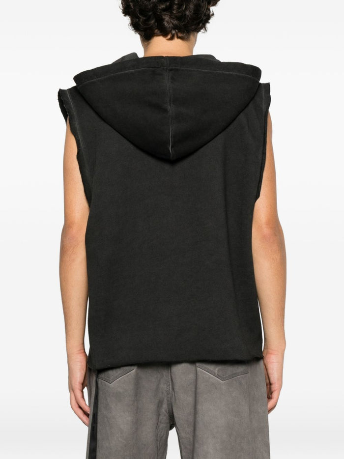 Rick Owens Drkshdw Felpa Nero Uomo 2