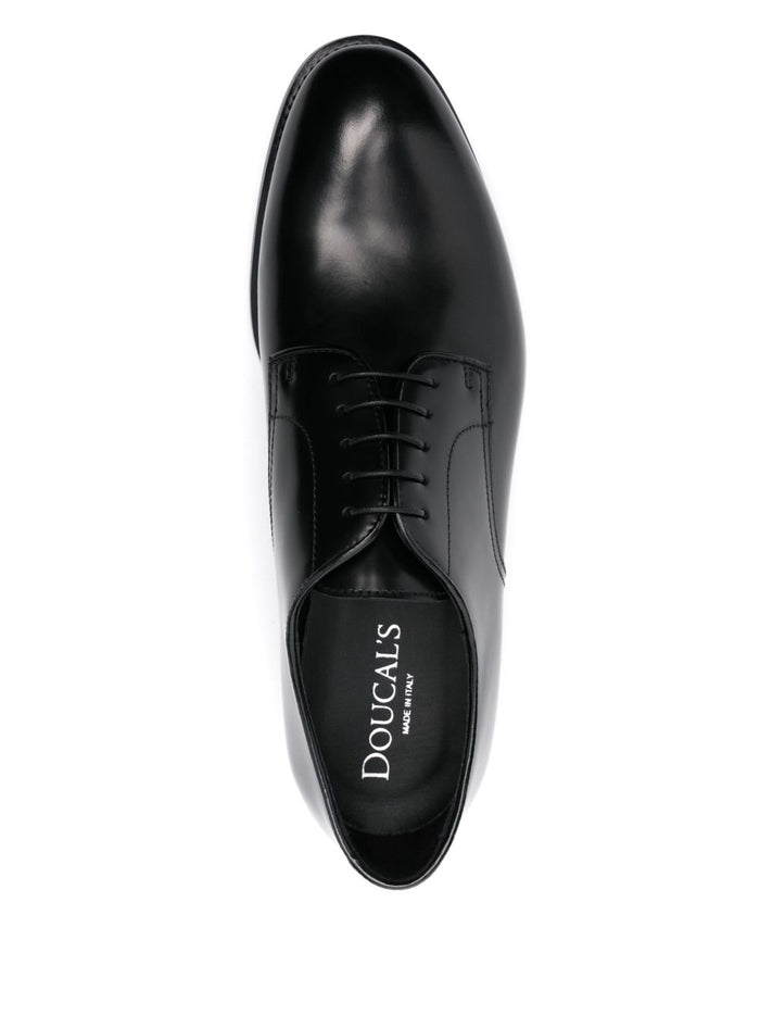 Doucal's Uomo Scarpa Nero Derby Spazzolato 4