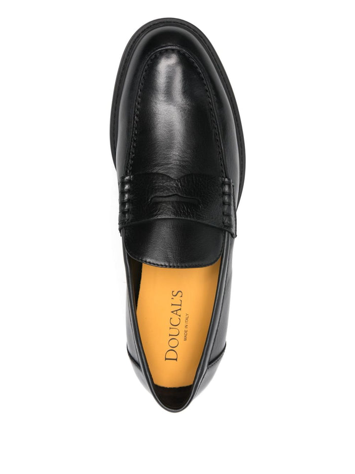 Doucal's Scarpe Nero Uomo Mocassini Penny 4
