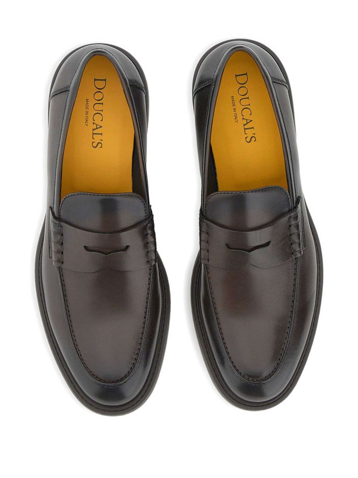 Doucal's Mocassino Marrone Uomo con Mascherina 3