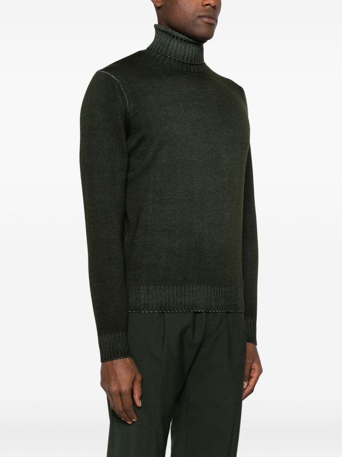 Filippo De Laurentis Maglia Verde Uomo Dolcevita 1