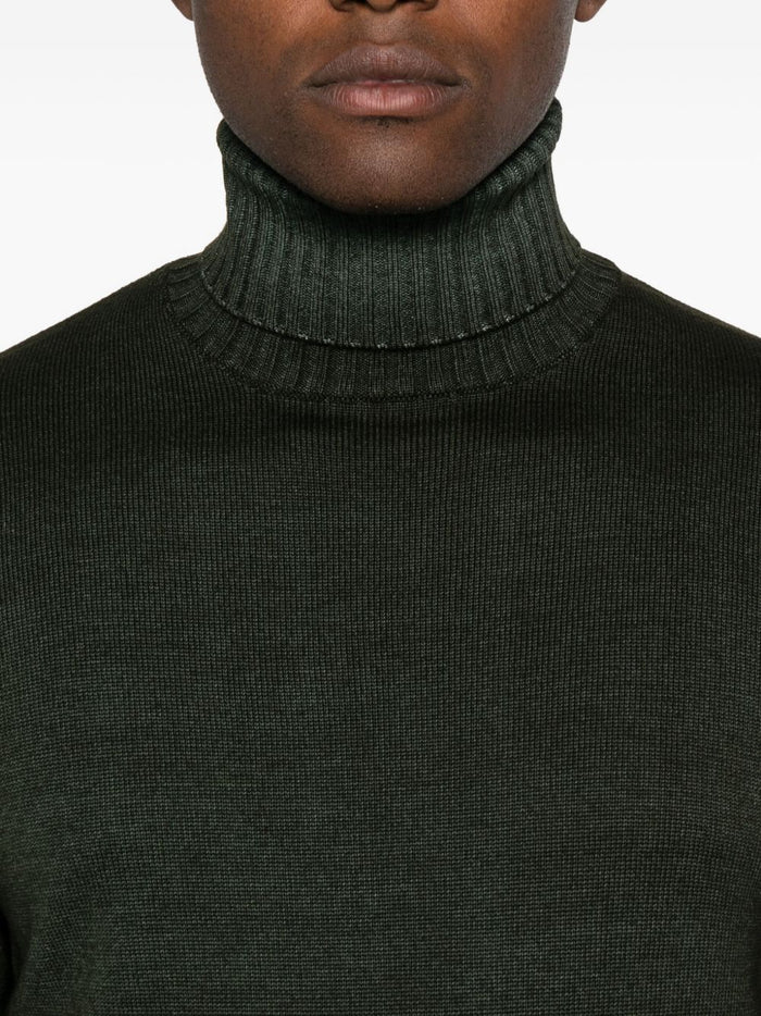 Filippo De Laurentis Maglia Verde Uomo Dolcevita 4