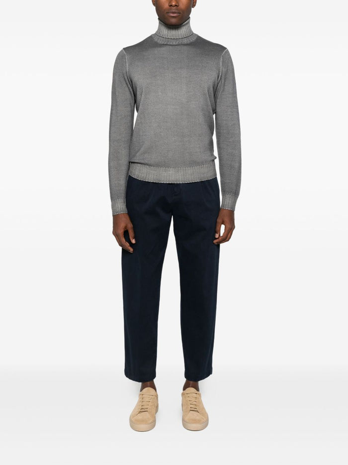 Filippo De Laurentis Maglia Grigio Uomo Dolcevita 2