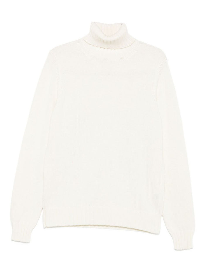 Filippo De Laurentis Maglia Bianco Uomo Collo Alto 5