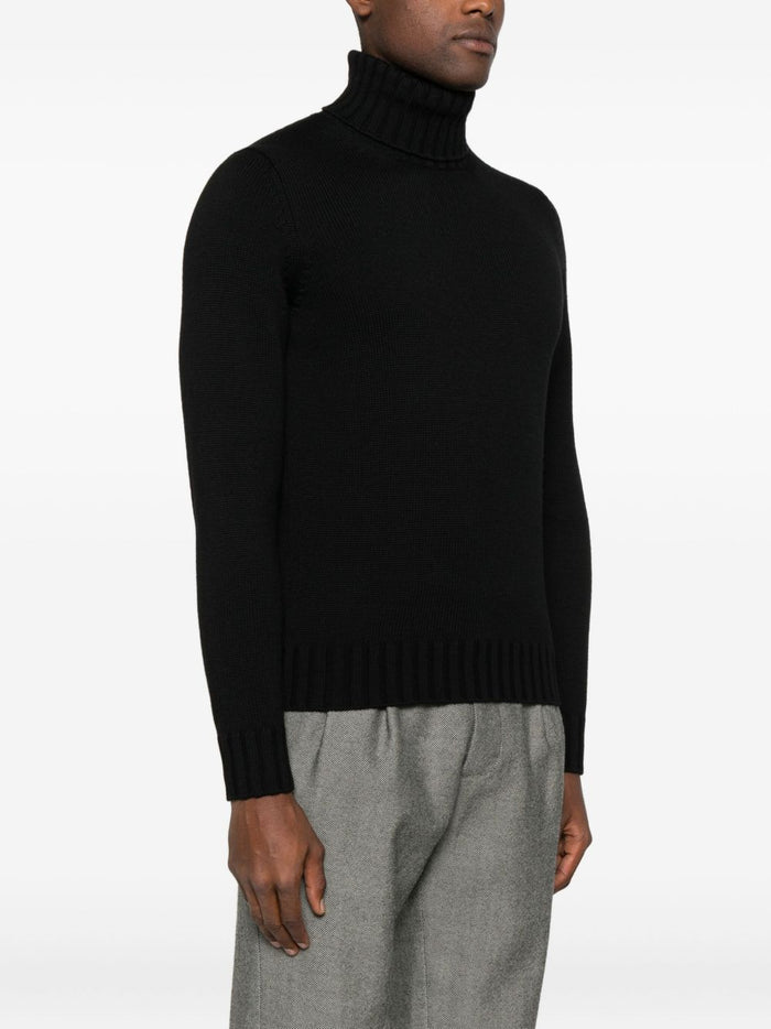 Filippo De Laurentis Maglia Nero Uomo Collo Alto 1