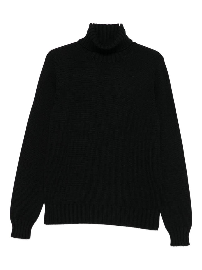 Filippo De Laurentis Maglia Nero Uomo Collo Alto 5