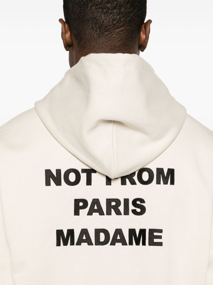Drole De Monsieur Graues Herren-Sweatshirt Not From Paris Madame 4