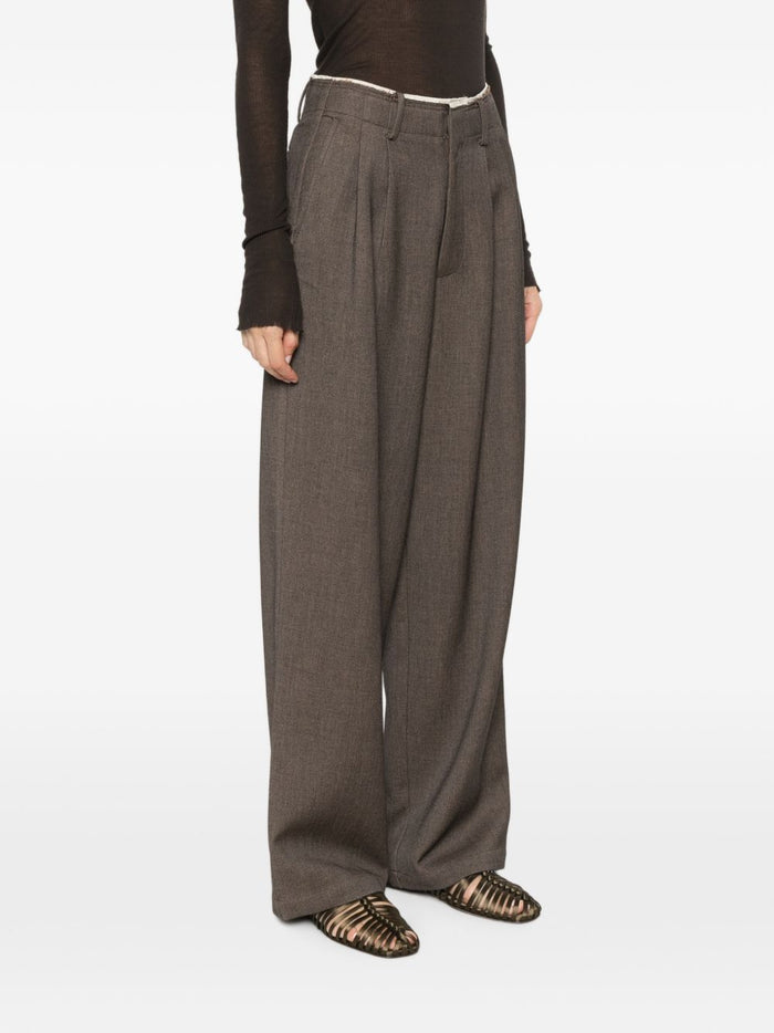 Eleh Pantalone Marrone Donna 4