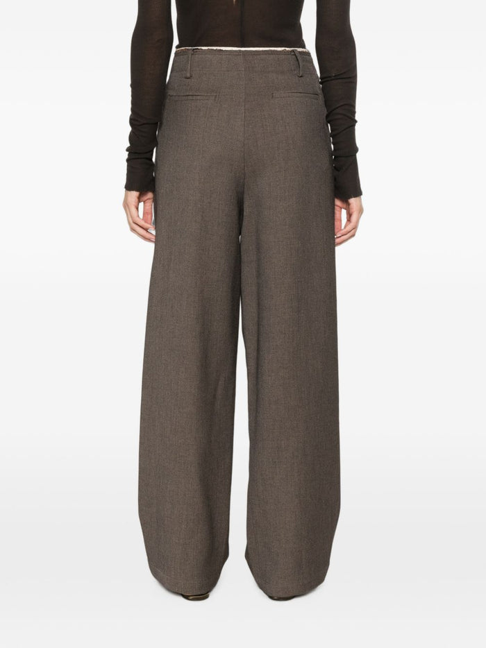 Eleh Pantalone Marrone Donna 5