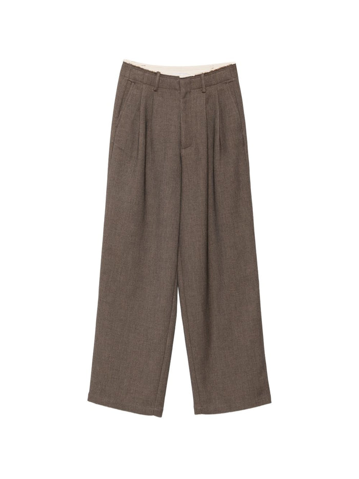 Eleh Pantalone Marrone Donna 1