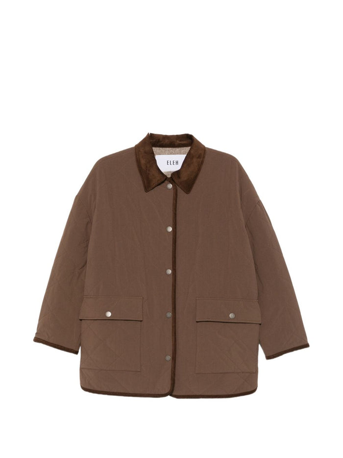 Eleh Giubbotto Marrone Donna 1
