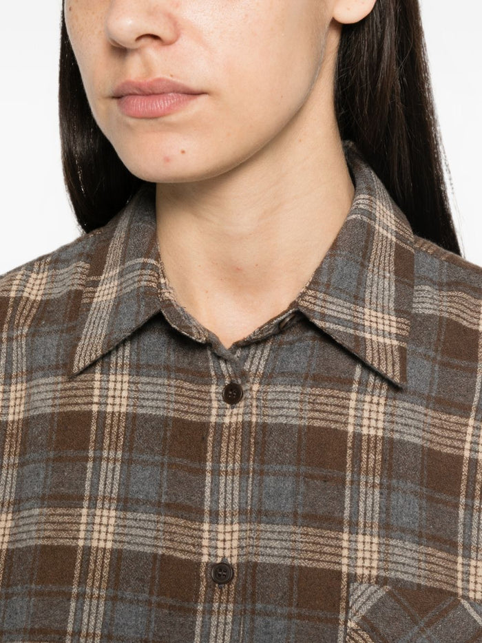 Eleh Camicia Marrone Donna 2