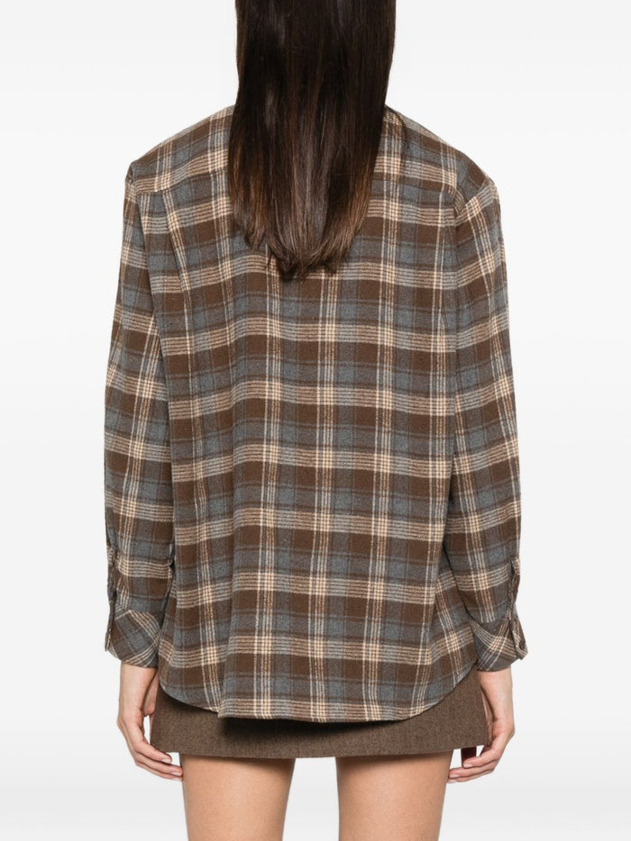 Eleh Camicia Marrone Donna 5