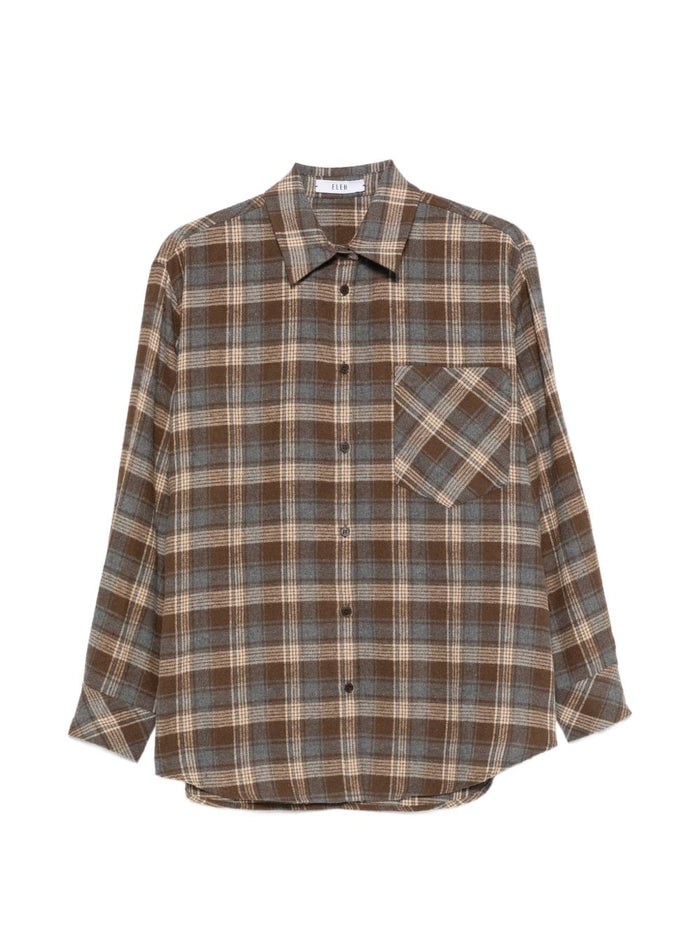 Eleh Camicia Marrone Donna 1