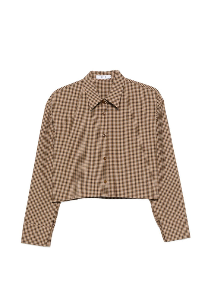 Eleh Camicia Marrone Donna 1
