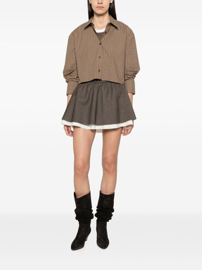 Eleh Camicia Marrone Donna 2