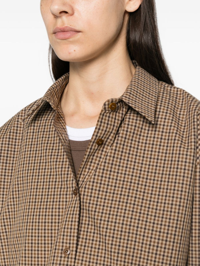 Eleh Camicia Marrone Donna 5