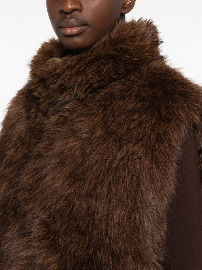 Eleh Gilet Marrone Donna 4