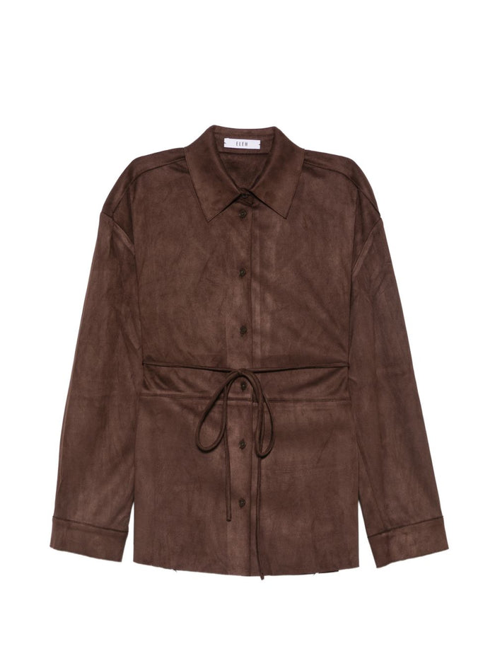 Eleh Camicia Marrone Donna 1