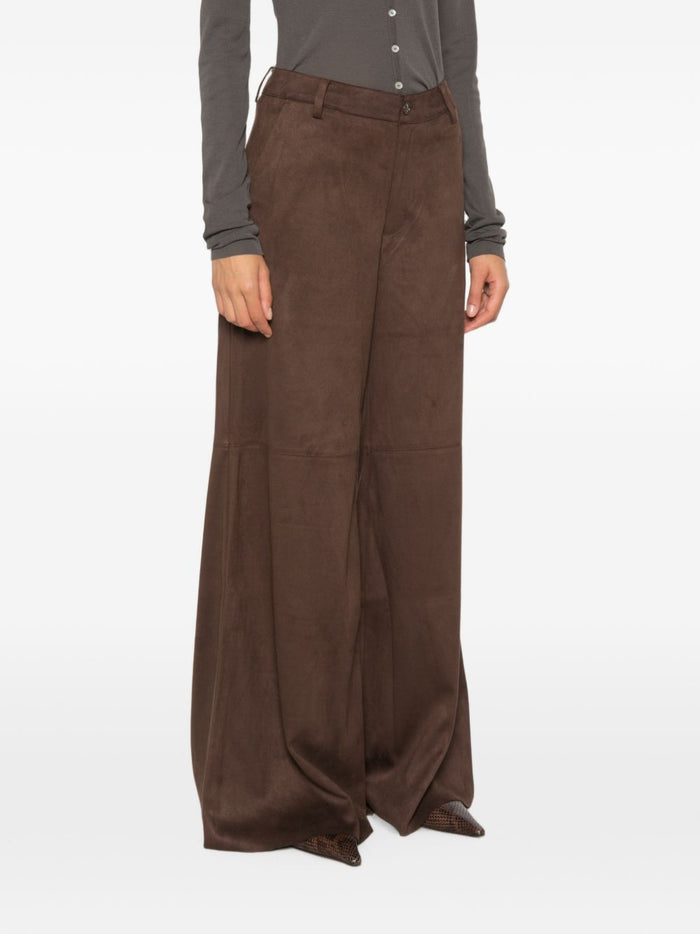 Eleh Pantalone Marrone Donna 2