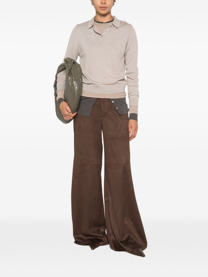 Eleh Pantalone Marrone Donna 3