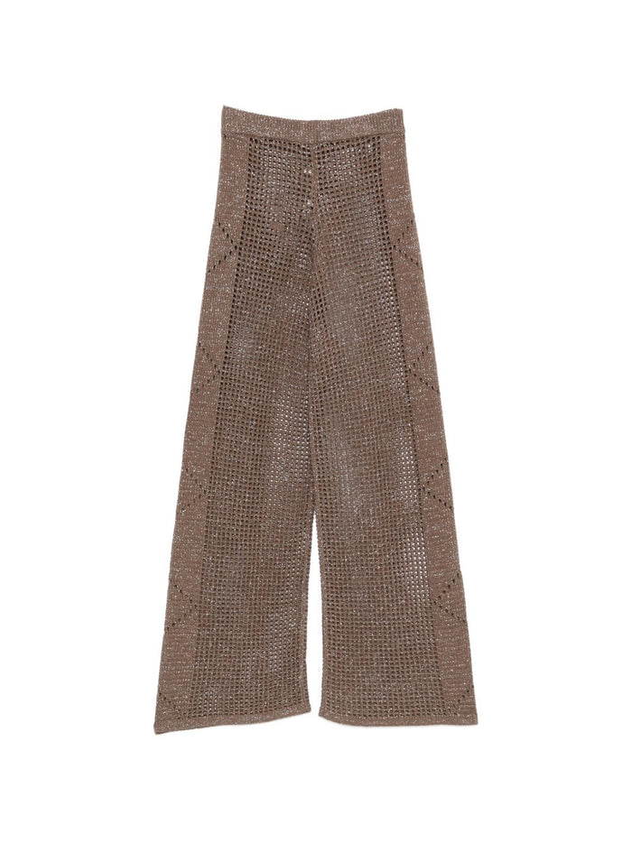 Mc2 Saint Barth Pantalone Crochet Mesh Lurex 13l Donna 1