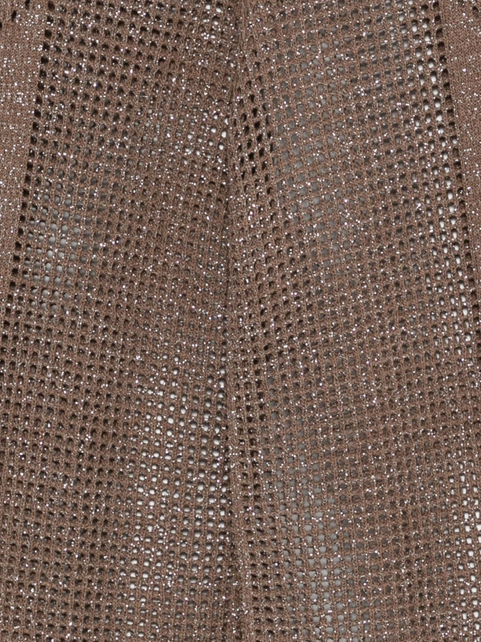 Mc2 Saint Barth Pantalone Crochet Mesh Lurex 13l Donna 3