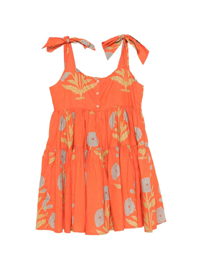 Elleblue Abito Eloise Donna Arancione 5