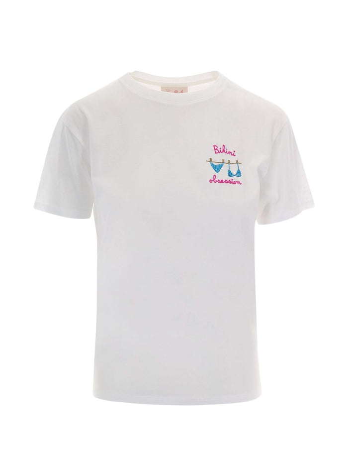 Mc2 Saint Barth T-shirt Bikini Obsession Donna Bianco 1