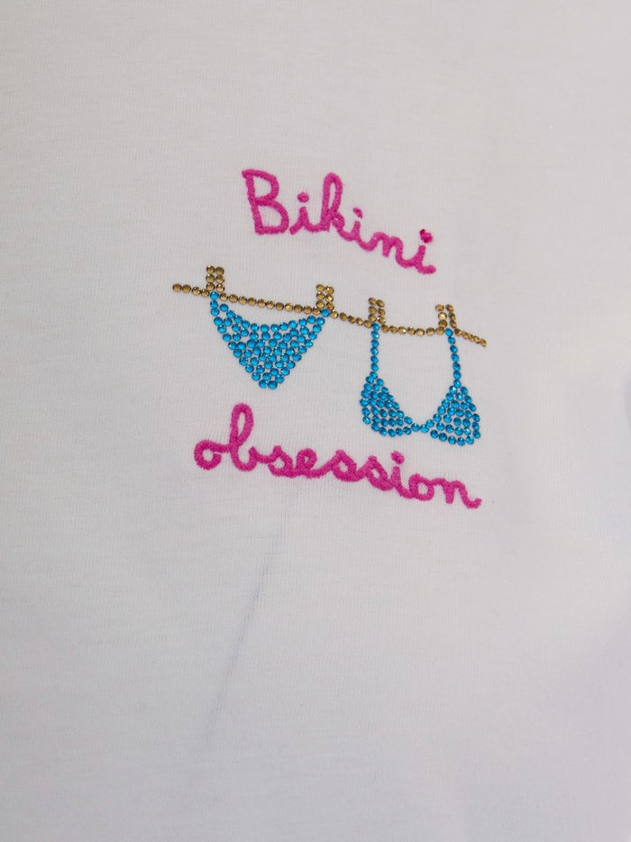 Mc2 Saint Barth T-shirt Bikini Obsession Donna Bianco 3