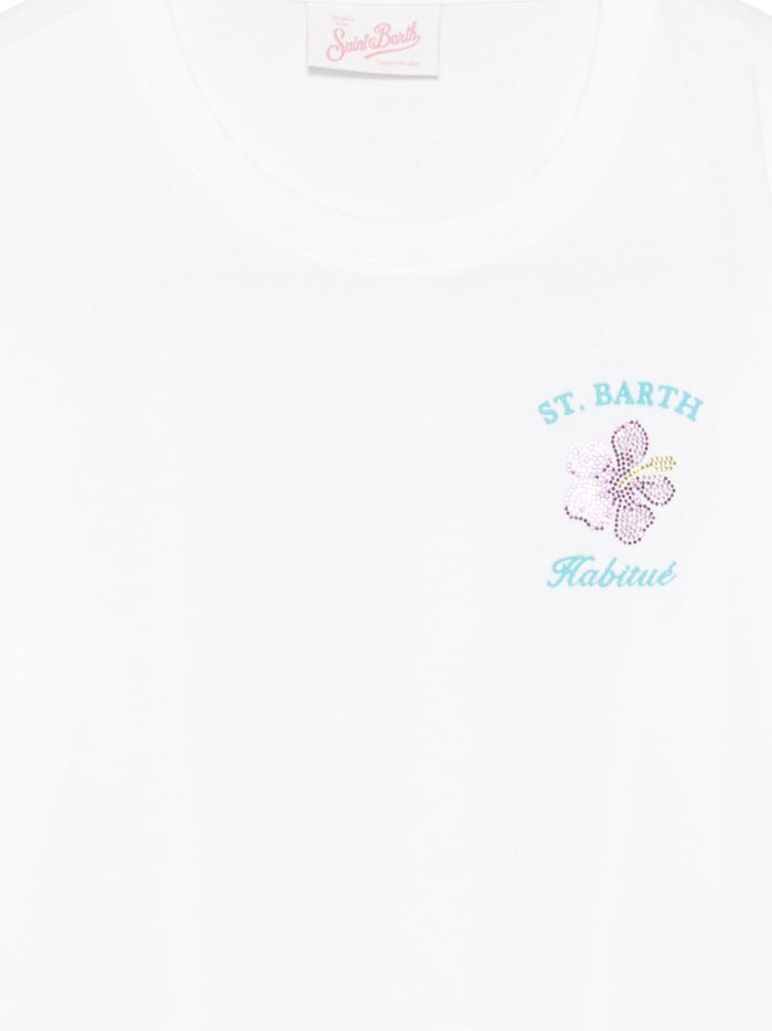Mc2 Saint Barth T-Shirt Habitue Damen Weiß 3