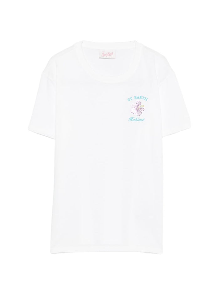 Mc2 Saint Barth T-Shirt Habitue Damen Weiß 1