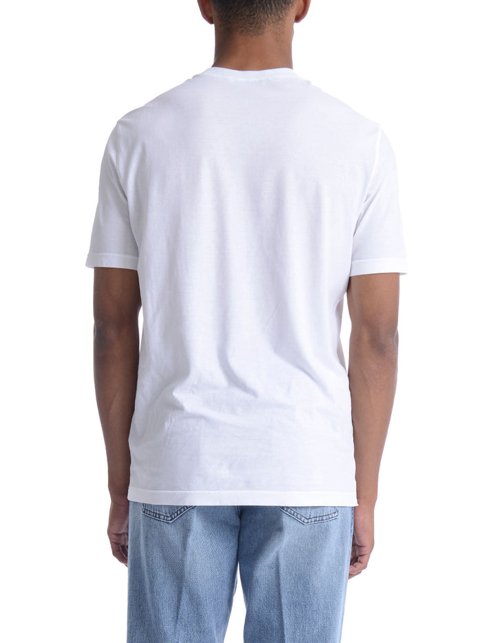 Filippo De Laurentis Uomo T-shirt Bianco Crepe 4