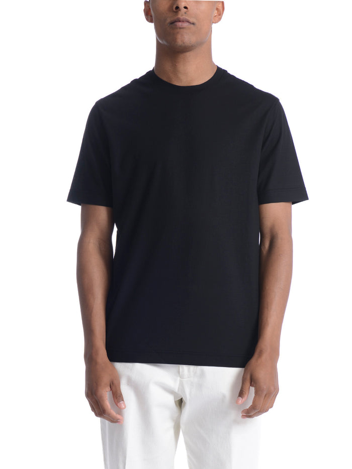 Filippo De Laurentis Uomo T-shirt Nero Crepe 1