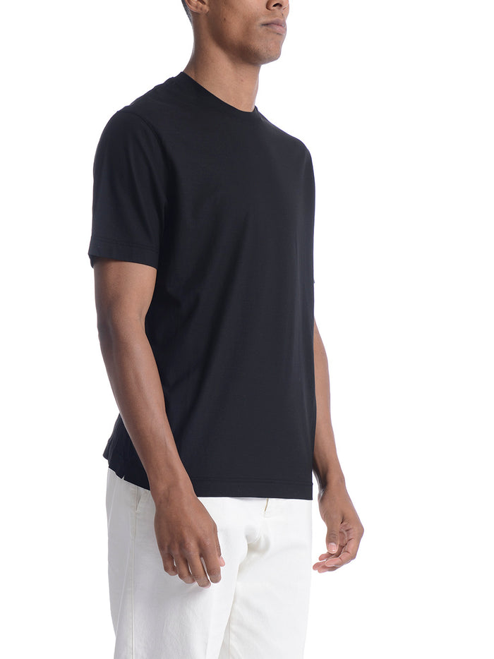 Filippo De Laurentis Uomo T-shirt Nero Crepe 2