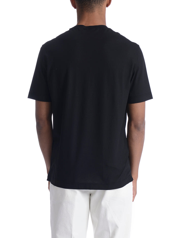 Filippo De Laurentis Uomo T-shirt Nero Crepe 4