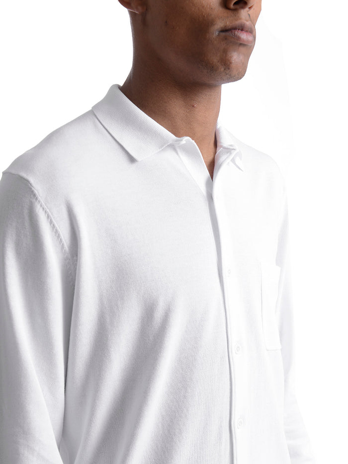 Kangra Uomo Camicia Bianco Maniche Lunghe 5