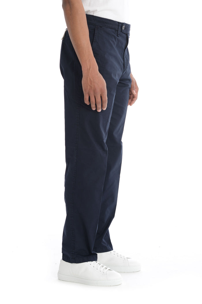 White Sand Blue Men's Straight Leg Trousers 2