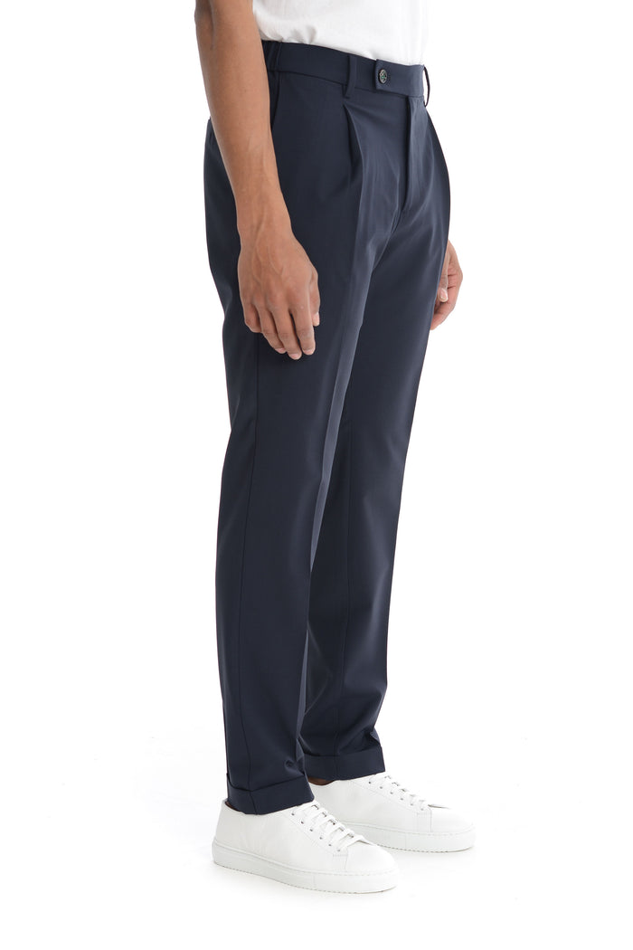 Berwich Retro Men's Blue Trousers 2