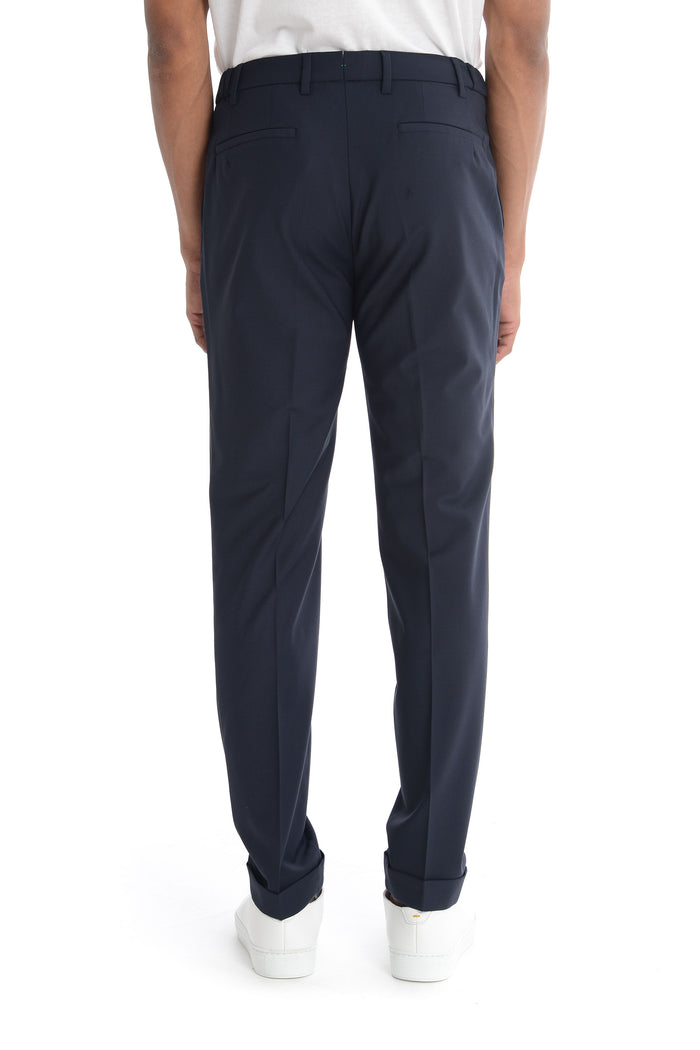 Berwich Retro Men's Blue Trousers 3