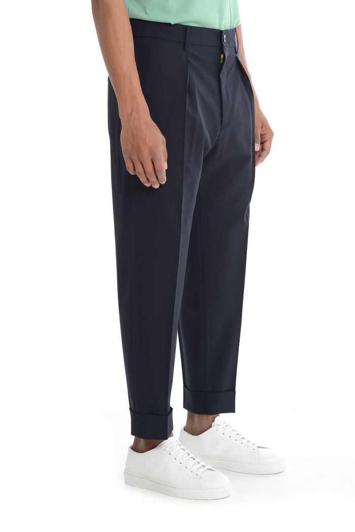 Berwich Pantalone Blu Uomo Chiaia 2