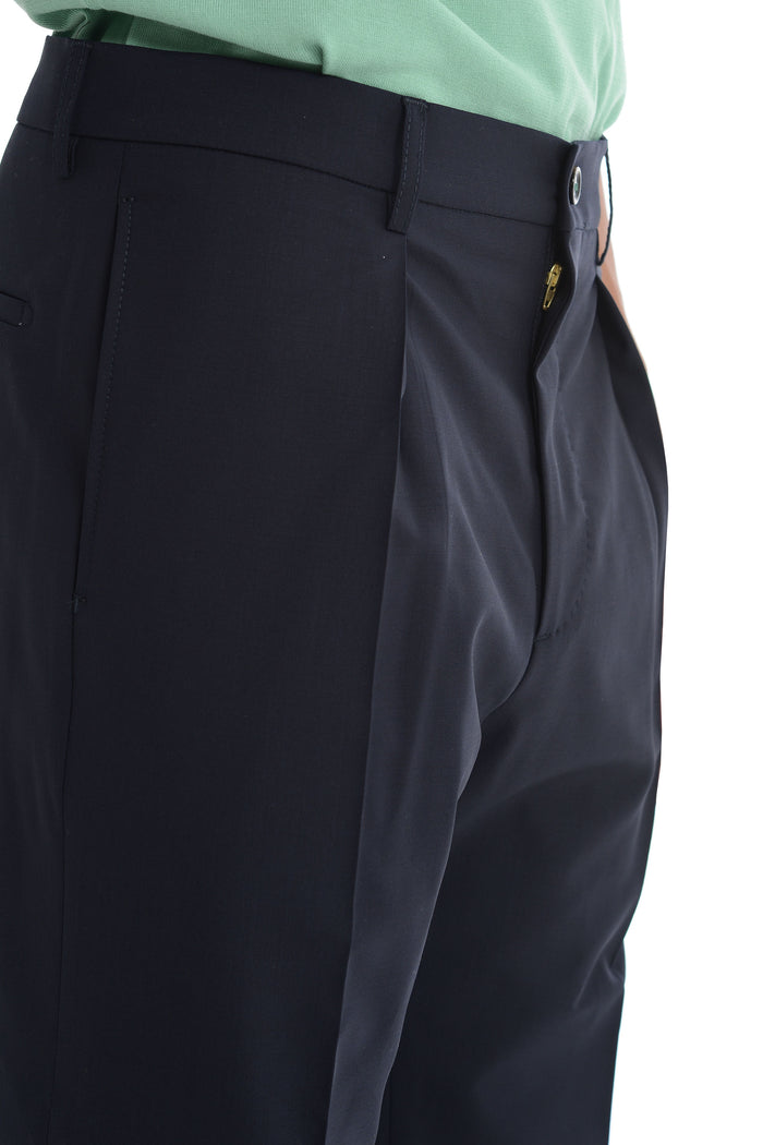 Berwich Pantalone Blu Uomo Chiaia 4