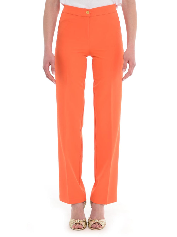 Josephine Pantalone Arancione Donna 1