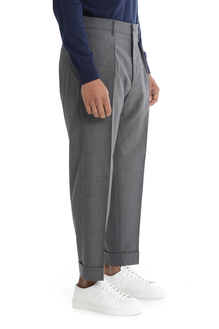 Berwich Pantalone Grigio Fumo Uomo Chiaia 2