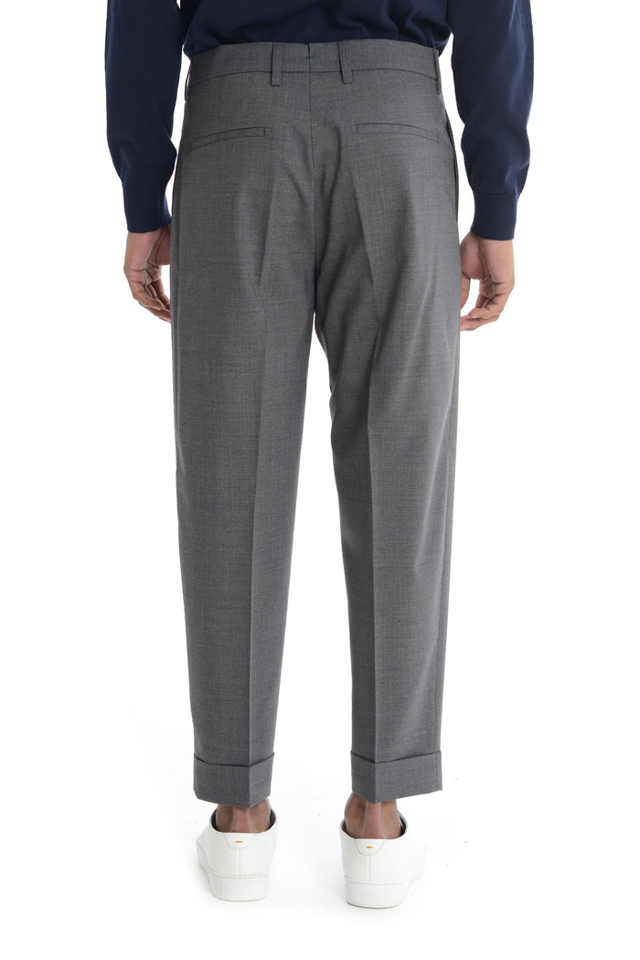 Berwich Pantalone Grigio Fumo Uomo Chiaia 3